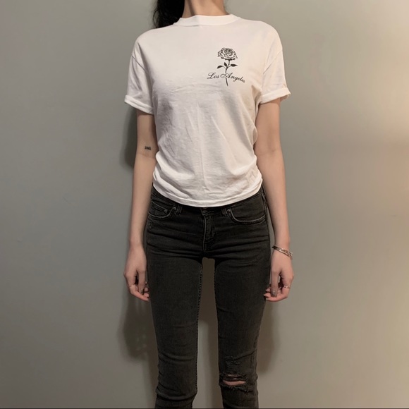Brandy Melville Tops - (SOLD) Brandy Melville Los Angeles T-shirt